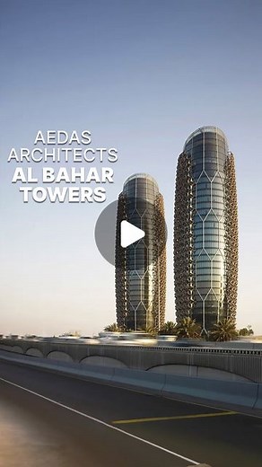 Archademy.AI | 🏢 This building moves depending on the position of the sun ☀️ #AlBaharTowers #AbuDhabi #Biomimicry #SustainableDesign... | Instagram