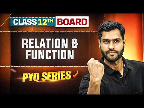 Relations & Functions PYQ | Repeated Questions in Boards Exams 2026 I Maths