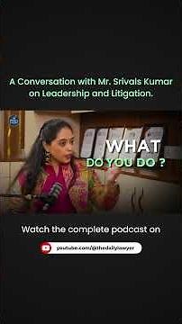 What Legal Leadership Requires Beyond Legal Expertise | Srivals Kumar, MyGC