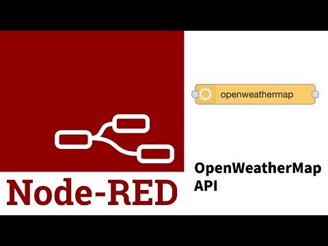Build a simple Node-Red Weather Dashboard using OpenWeatherMap