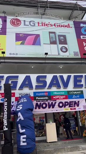 MEGAndang araw mga ka-MEGA!! We are now officially open here at SAN MIGUEL, Bulacan store! Come and shop now your Appliances, Gadgets and Furniture at BIG savings and MEGA discount! #grandopening #1stMegasaverSANMIGUELBulacan #appliances #gadget #furniturestore | 1st Megasaver