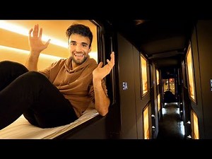 TRYING an OVERNIGHT CAPSULE HOTEL BUS!