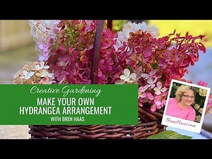 Make Your Own Dried Hydrangea Flower Arrangement