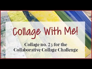 COLLAGE WITH ME! - Easy pattern making - Collage no. 23 for the COLLABORATIVE COLLAGE CHALLENGE