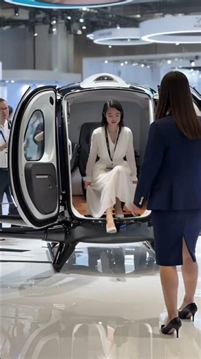 2026 Robot Expo: New AI Passenger Drone Flight Test #drone #robotics #expo