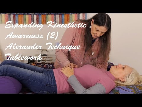 Crystal Healers and Energy Healers: Kinesthetic Awareness (2) Alexander Technique Table Demo, ASMR