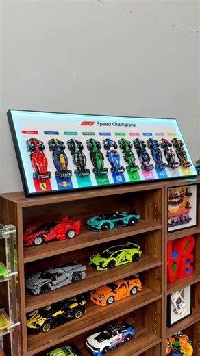 How to hang legosets on the wall.legoframe for f1cars is the great idea #legoframe #legodisplay