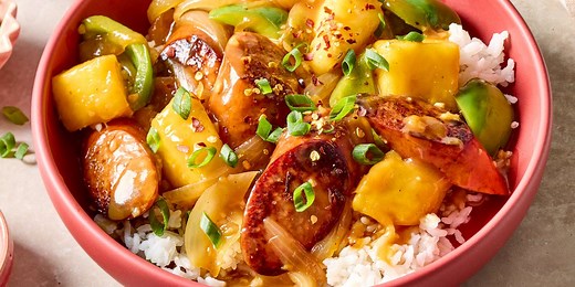 Hawaiian Sausage Skillet
