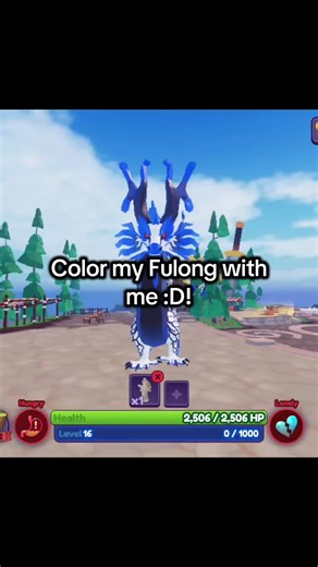 Personalizando mi Fulong en Dragon Adventures