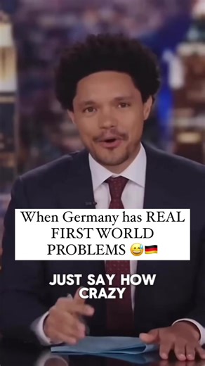 Here’s a rewritten, similar caption — same message, fresh wording, calm and impactful: ⸻ When Germany has “first-world problems,” it’s things like slow Wi-Fi or too few recycling bins. Meanwhile, in the U.S., daily stress can mean healthcare costs, safety concerns, and decisions that feel much heavier than paperwork. Germany isn’t perfect — but the baseline level of stress feels very different. Your worries shift from survival to systems. 🎤 Credit: Trevor Noah 📺 Special: Afraid of the Dark on 