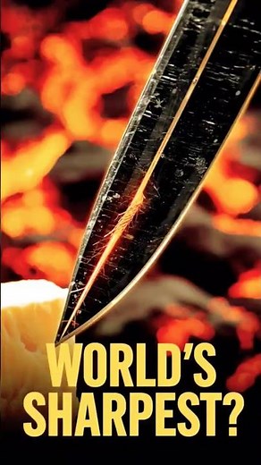 The sharpest knife in the world? #obsidian #sciencefacts