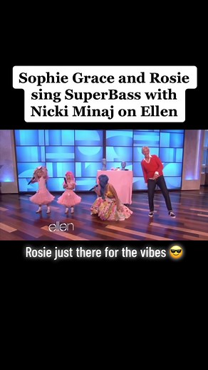 Sophie Grace and Rosie Sing SuperBass with Nicki Minaj on Ellen