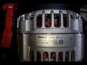 Test circuit de charge, alternateur, pince ampèremétrique