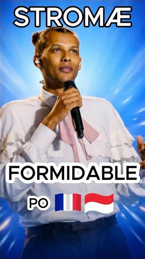 STROMAE Formidable | French from songs + PL translation 💫 #french #frenchlanguage