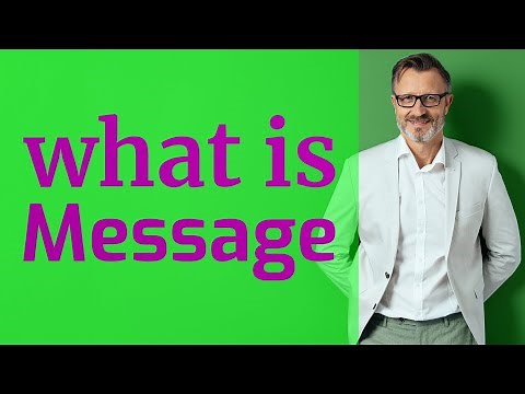 Message | Meaning of message