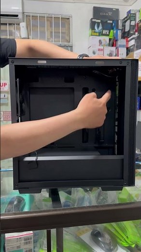 READY DITOKO HOUSE OF COMPUTER DEEPCOOL CASE PC MACUBE 110 M-ATX MAGNETIC TEMPERED GLASS - HITAM