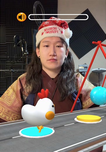 throat singing chicken jingle edition #throatsinging #kargyraa #mongolianjinglebells #mongolia #erklen