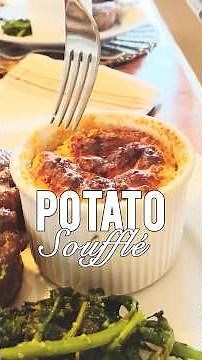 3 Cheese Potato Soufflé | Crispy Outside, Cloud-Soft Inside 🧀🥔