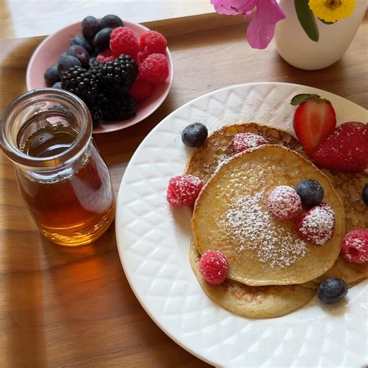 Soft, golden edges. Butter seeping into every fluffy bite. Our new Challenge Butter Cubes are here to help make the kind of pancakes that don’t just fill a plate—they fill a kitchen with memories- with less mess and clean-up. Easy to use, no matter the size of the helping hands, our convenient Challenge Butter Cubes in easy blender pancakes frees up time to share the morning with someone you love. | Challenge Butter
