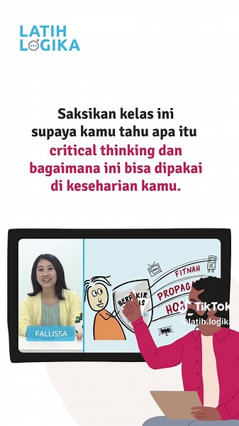 Pengen kelihatan keren karena punya skill critical thinking, tapi masih bingung sebenarnya itu apa? 🤔 Yuk, tonton video kursus Latih Logika episode 1