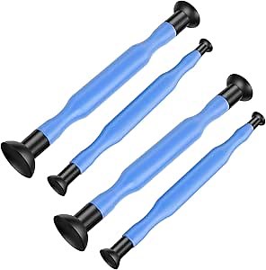 Valve Lapper Set, Valve Lapping Tool Kit, Easy to Control Valve Lapping Compound Kit, High Efficient Spring Compressor Tools, Hand Valve Lapping Tool for Vehicle Maintenance and Repair (Blue)