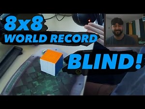 8x8 Solved Blindfolded in 24:42 (World Record)