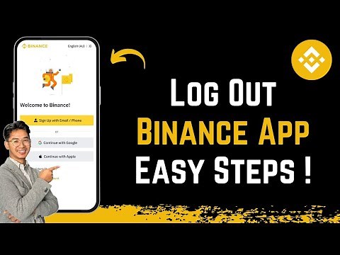How to Log Out Binance App !