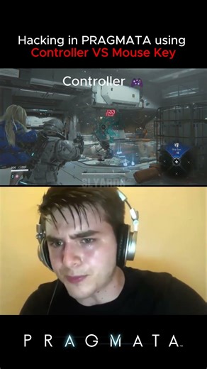 Hacking in PRAGMATA using controller vs mouse keyboard