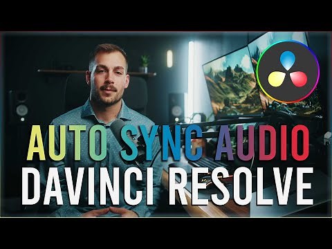 How to Davinci Resolve Tutorial | How to Sync Audio and Video Automatically in DaVinci Resolve