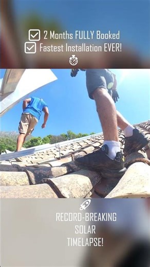 🚀 RECORD BREAKING SOLAR TIMELAPSE! ⚡189completetimelapse