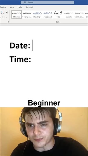 How to Insert Date and Time in MS Word