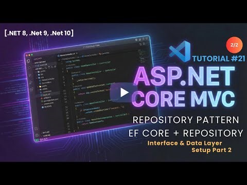 Repository Pattern with EF Core | Complete Database CRUD in ASP.NET MVC (Part 2) | Hindi