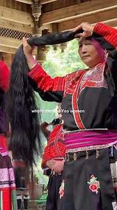 Yao Women of Guilin China Have the Worlds Longest Hair That NEVER turns gray. #china #hair #yaowomen