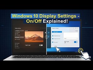 Windows 10 Display Settings – Night Light, Resolution & More in 2025!