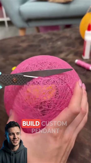 How To Make A String Lamp (The Glue Bottle Trick)