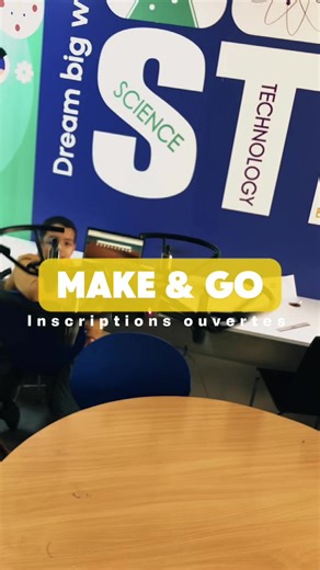 🚀 MAKE & GO est de retour ! 3h pour créer un vrai projet 🚀 Coding • Robotique • Design • IA ✨ Inscriptions ouvertes 📍 MakerLab Academy – Casablanca #robotics #drone #casablanca #makerlab #fyp