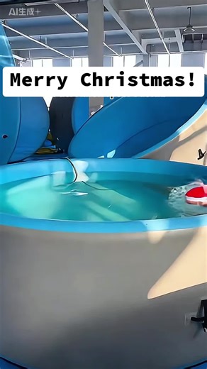 Merry Christmas from the inflatable pool factory!#factory #swimmingpool #swimming #pool #inflatableswimmingpool