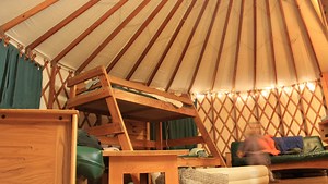 Deluxe yurts ideal for winter camping at Oregon Coast’s Umpqua Lighthouse State Park
