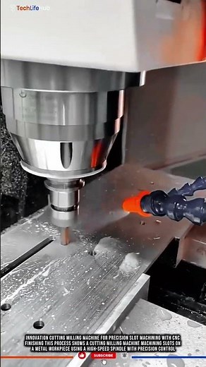 Innovation Cutting Milling Machine for Precision Slot Machining with CNC Finishing #tech