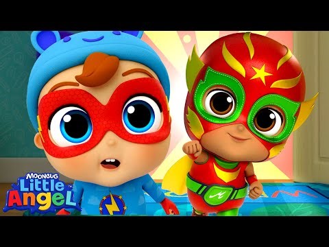 My Favorite Superhero Ever! 🦸 | Little Angel Kids Songs & Nursery Rhymes
