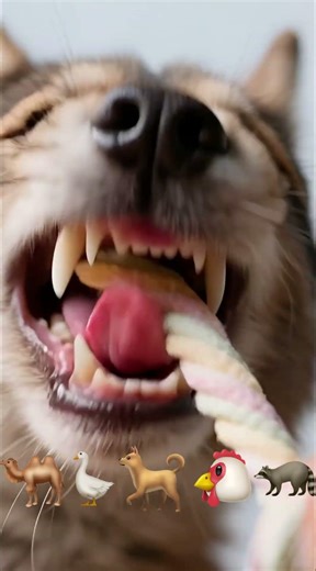 ASMR Satisfying Animal Eating Sounds! What's Your Favorite Animal ? #animals #candy #asmr