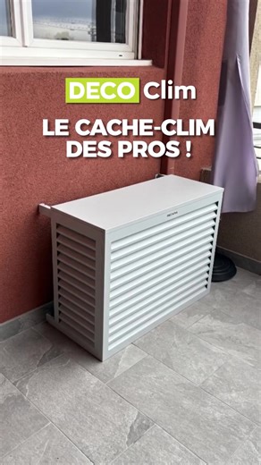 DECOCLIM, le cache clim des pros Montage réel. Conditions réelles. Sans outil. Sans complication. Merci à @climconfort.pro pour ces images terrain 🤝 #decoclim #cacheclim #cachepac #climatisation #genieclimatique #btp #climatisation