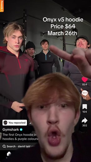 GYMSHARK ONYX V5 HOODIE @Gymshark @maronfit for tips #gym #gymshark #onyx #greenscreen