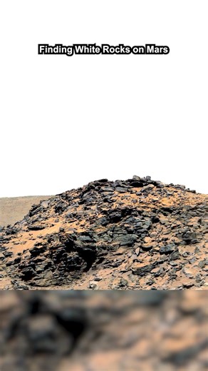 Finding White Rocks on Mars