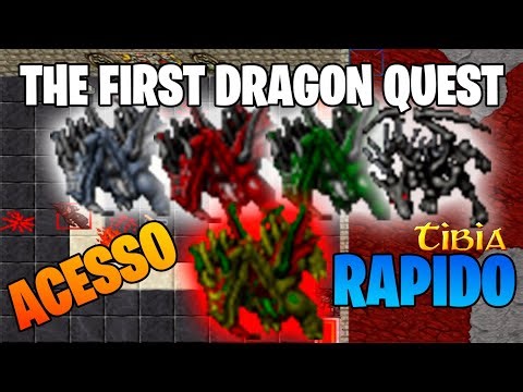 The First Dragon Quest Forma Mais Facil e Rapido #tibiaglobal #tibia