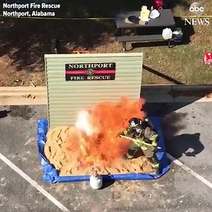 22M views · 24K reactions | Firefighters across the country show the dangers of improperly frying a turkey ahead of Thanksgiving. abcn.ws/2BacQDw | ABC News | Facebook