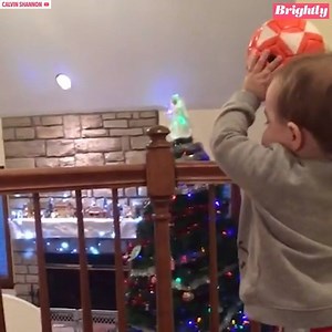 HOW?!?! This 4-year-old basketball prodigy nails impossible shots. https://gma.abc/2U22L8J | Good Morning America