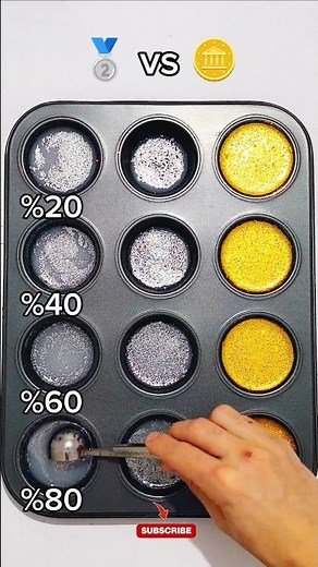 Special Color Mix | Silver vs Gold Luxury Satisfying 🥈🪙 #colormix #colorscope #art