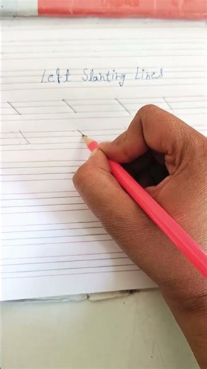 # Left Slanting Line # छोटे बच्चों को कैसे सिखाएं..?