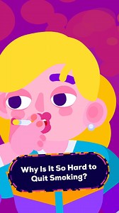 Do you also think smokers have no discipline? The reality is, it’s not about willpower. Nicotine is incredibly addictive, both physically and psychologically, so quitting smoking is not as easy as one might think. | Kurzgesagt